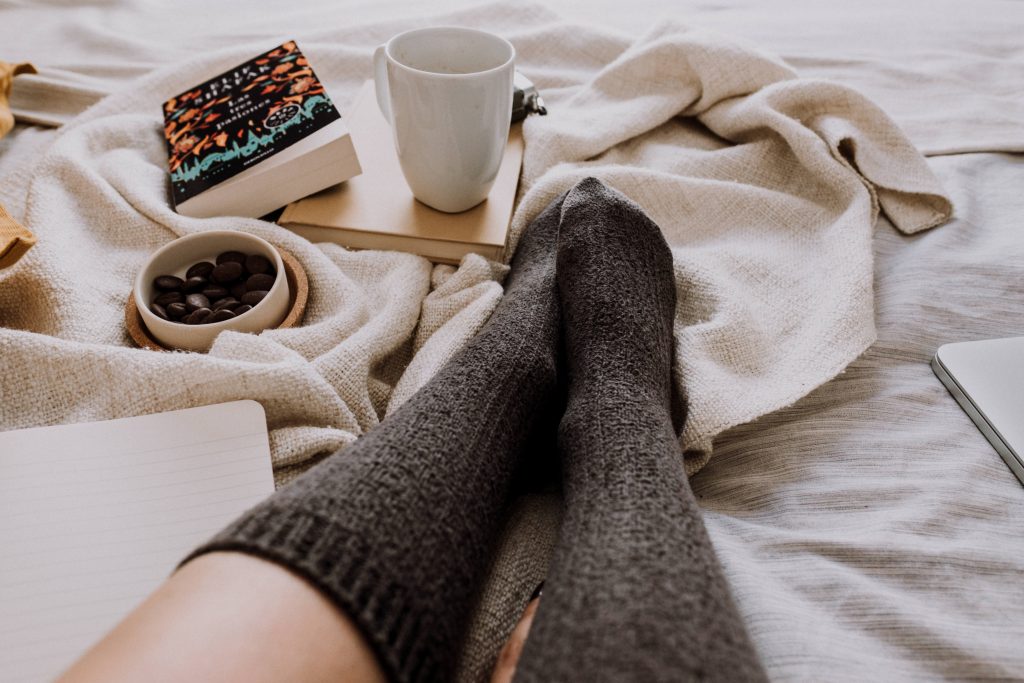 Relajación en la cama para el estrés